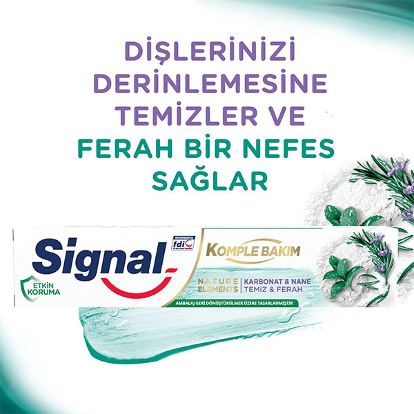 خمیر دندان سیگنال SIGNAL مدل8 Nature Elements حجم 75 میل 1