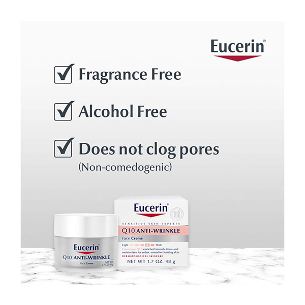 کرم صورت ضدچروک Q10 اوسرین Eucerin حجم 48 میل 2