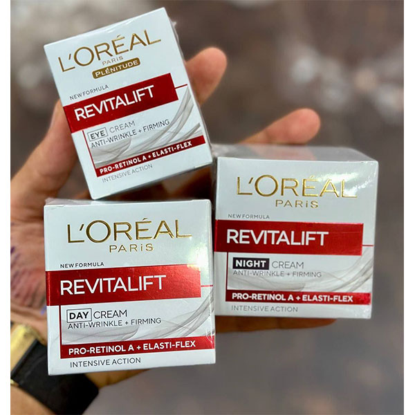 پک سه عددی ضد چروک لورال مدل Revitalift 2