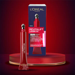 کرم ضد چروک دور چشم Revitalift Laserx3 15میل لورال ا Loreal Paris Revitalift Laser X3 Anti Wrinkle Eye Cream 15ml